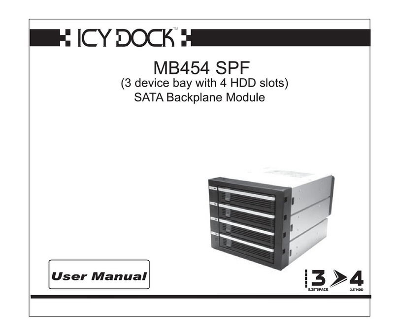 Icy Dock SPFMB user manual