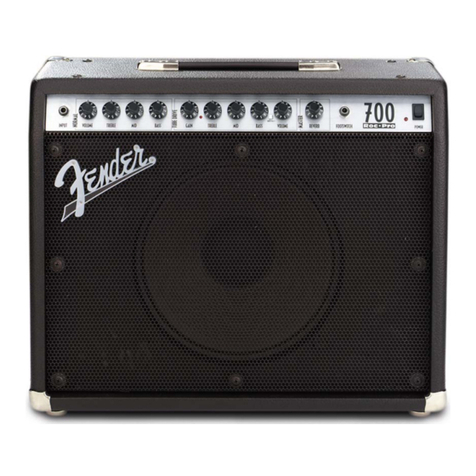 Fender ROC PRO 700 User manual