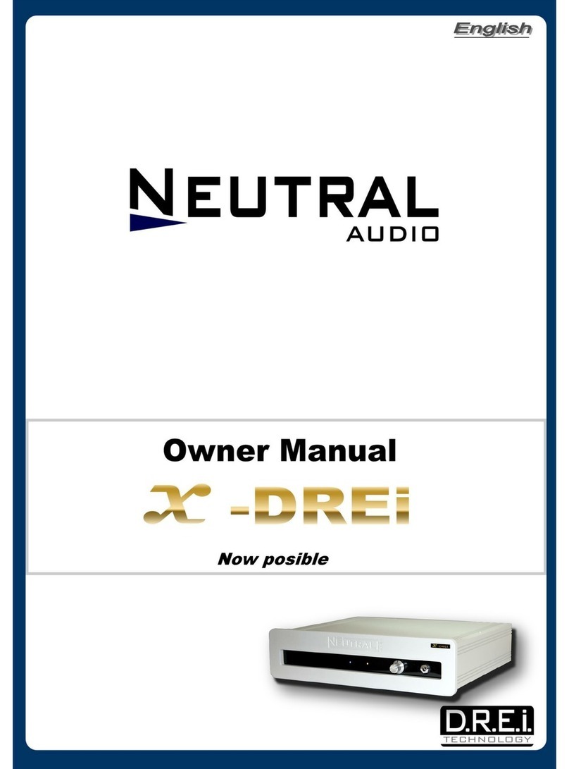 Neutral X-DREi owner's manual