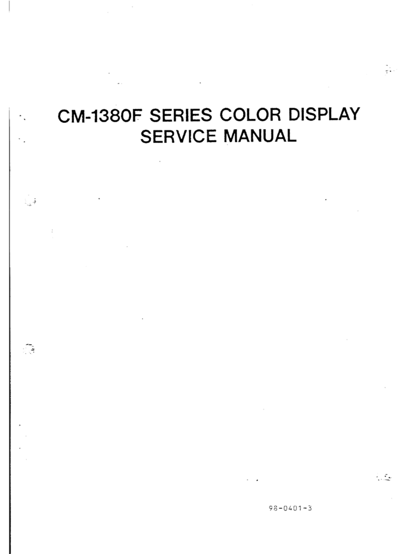 Tatung Decca CM-1380F Series User manual