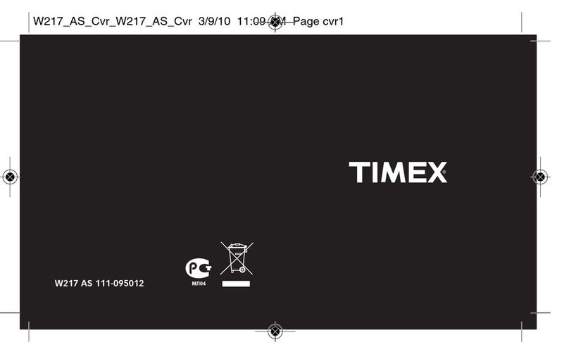 Timex W217 NA instructions