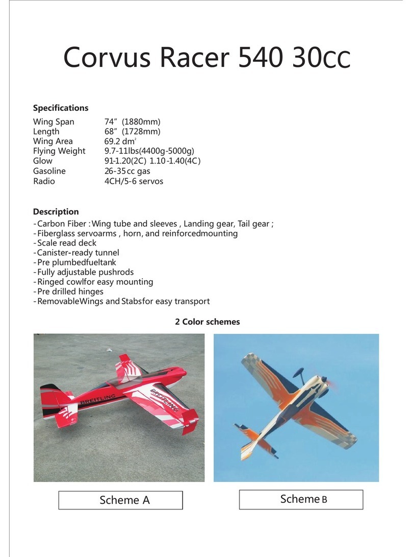 Goldwing Corvus Racer 540 30CC manual
