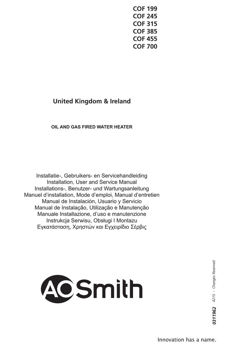 A.O. Smith COF 199 Troubleshooting guide