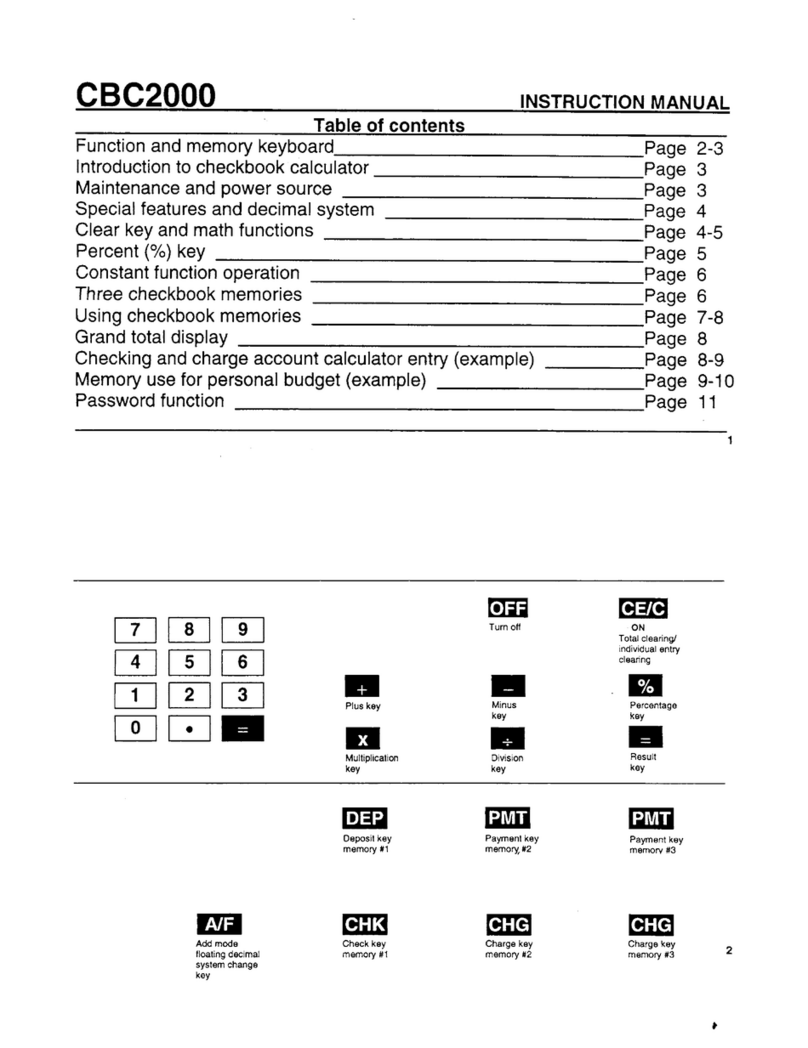 Royal CBC2000 instruction manual