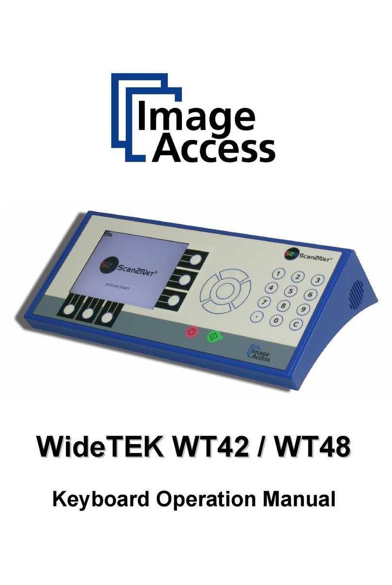 Image Access WideTEK WT42 User manual