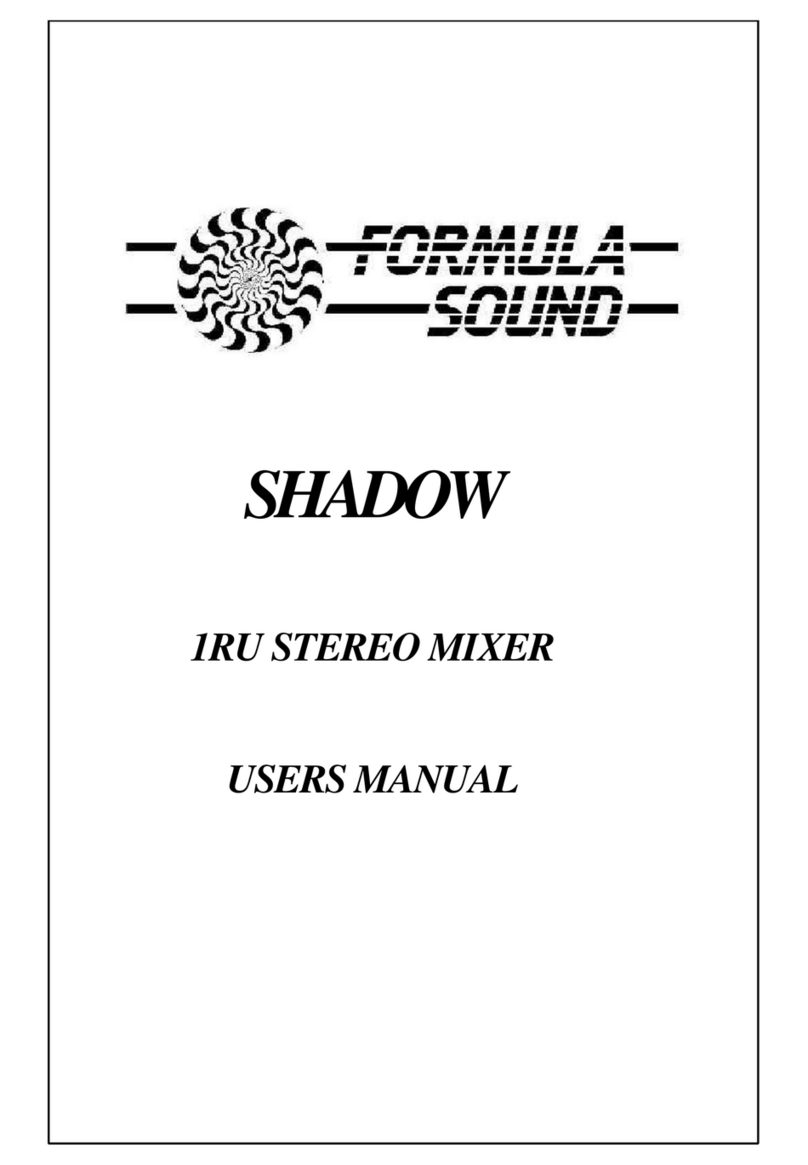 Formula Sound SHADOW user manual