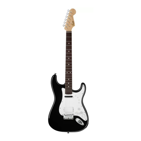 Squier Stratocaster Guitar and Controller manual