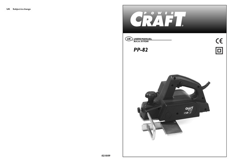 Power Craft PP-82 user manual