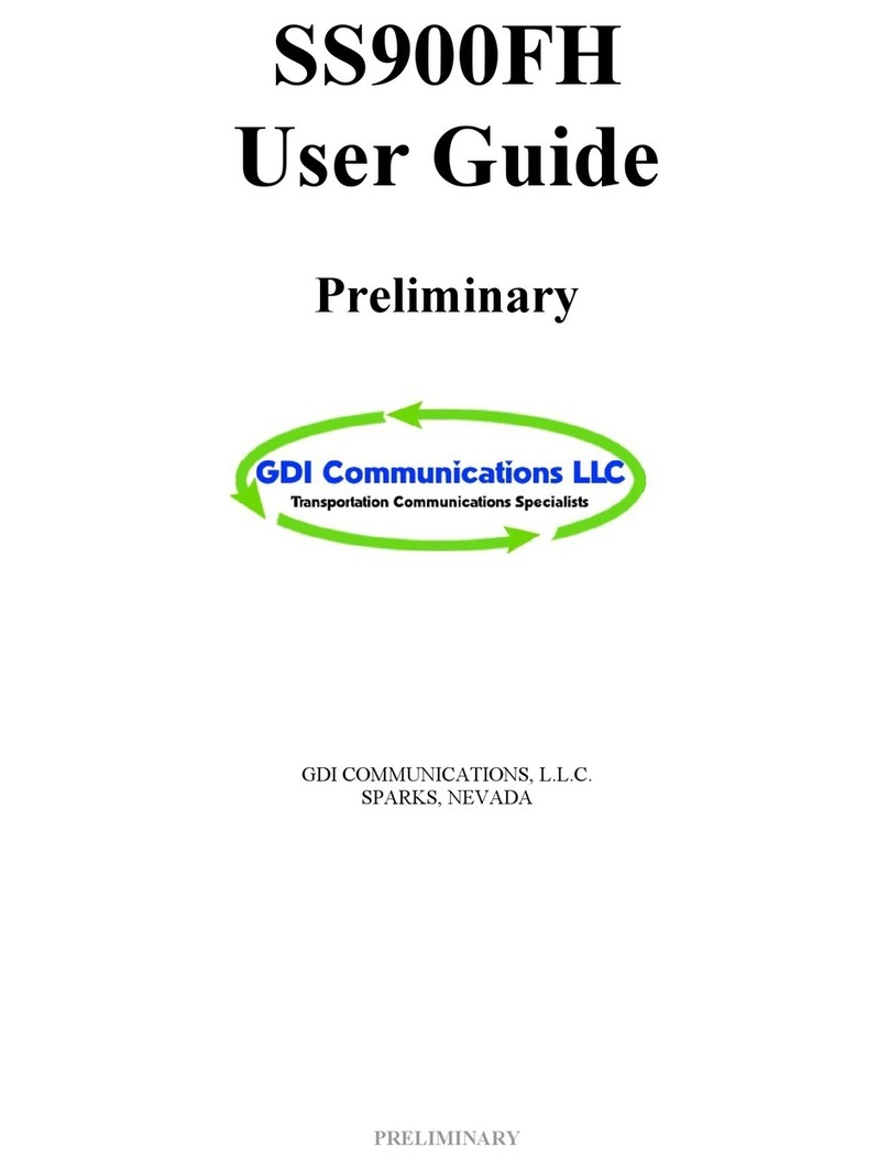 GDI SS900FH series User manual