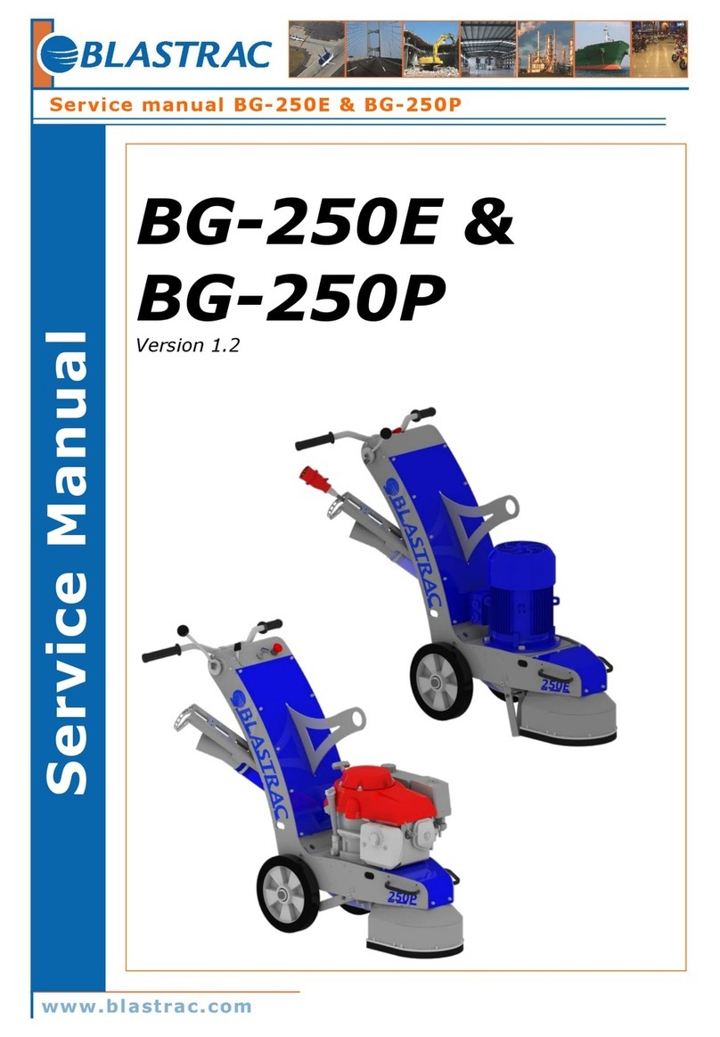Blastrac BG-250E Service manual