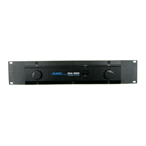 Alesis RA-100 User manual