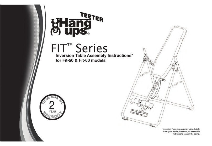 Hang ups Teeter Fit-50 User manual