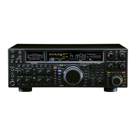 Yaesu FT-2000 - MENU MODE LIST Manual Yaesu FT-2000 - MENU MODE LIST Manual