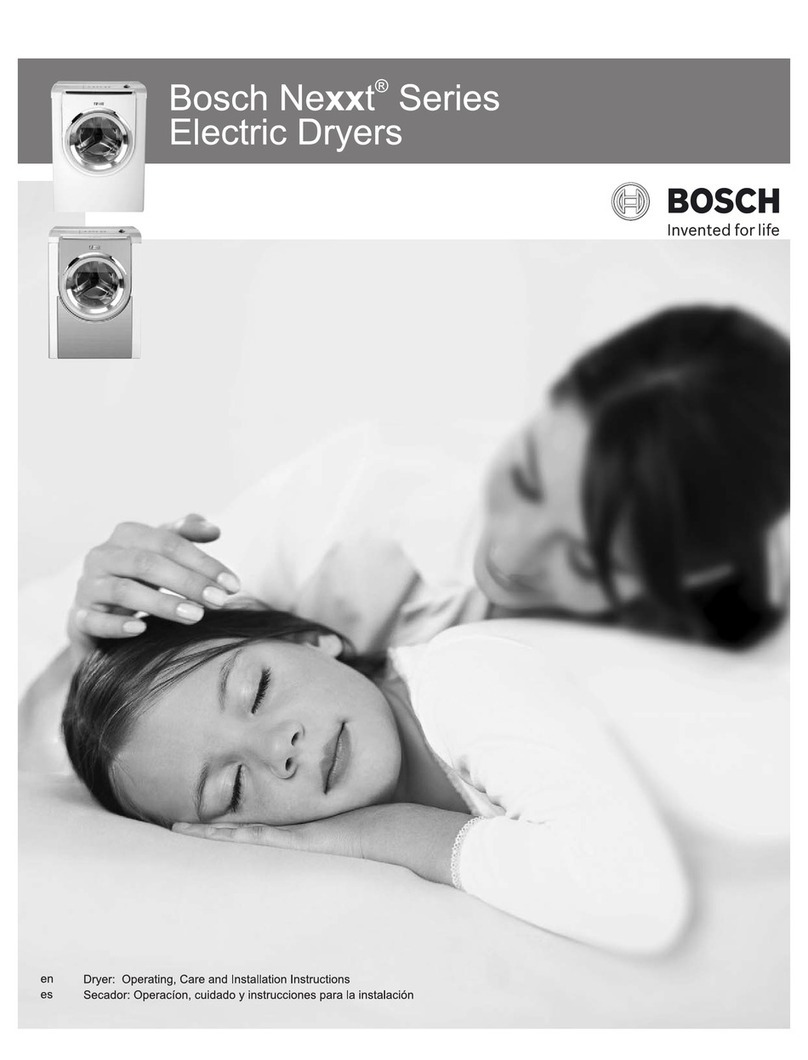 Bosch WTMC332RCN Operating, care and installation instructions