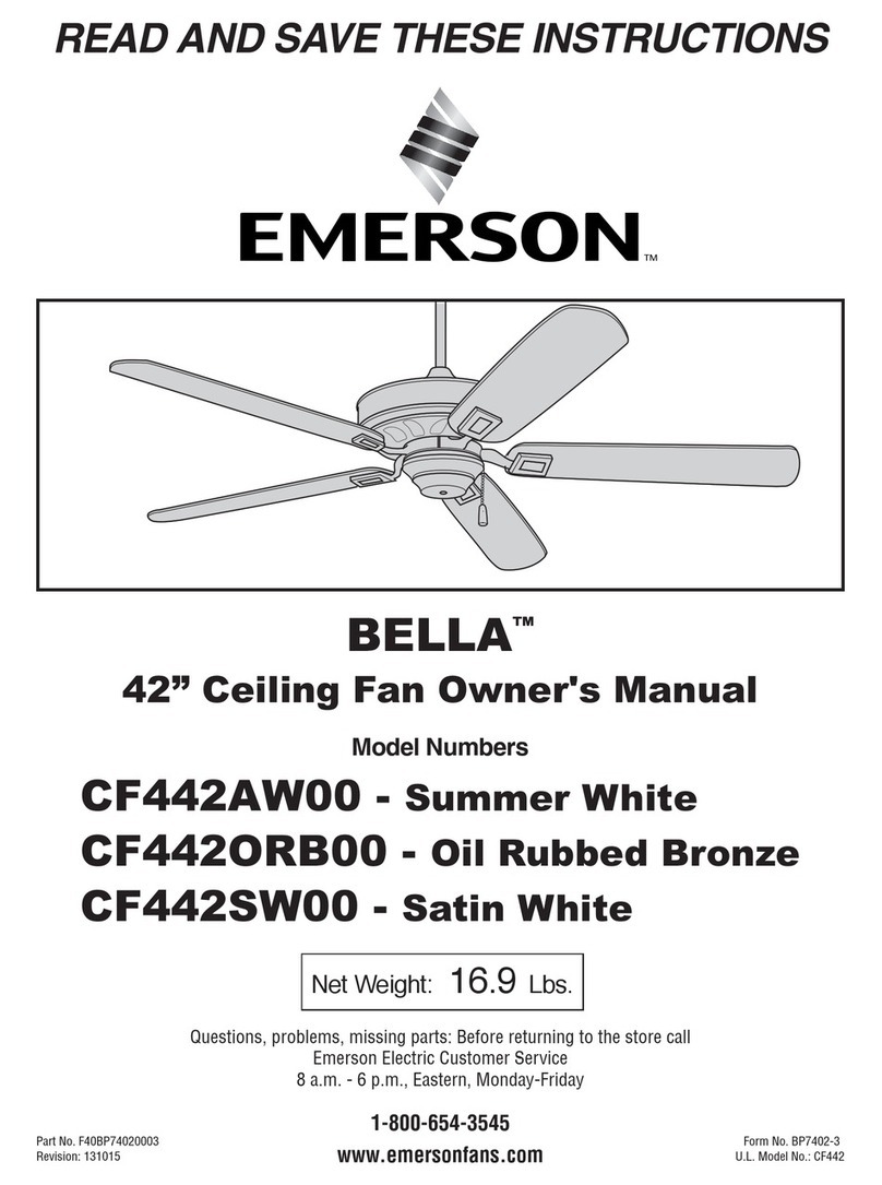 Emerson CF442AW00 User manual