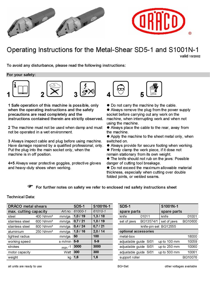 Draco SD5-1 User manual