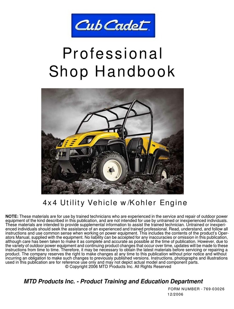 Cub Cadet 6X4 User manual