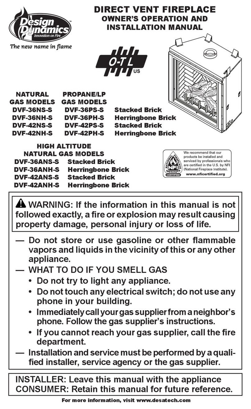 Design Dynamics DVF-36NS-S OWNER'S OPERATION AND INSTALLATION MANUAL Design Dynamics DVF-36NS-S OWNER'S OPERATION AND INSTALLATION MANUAL