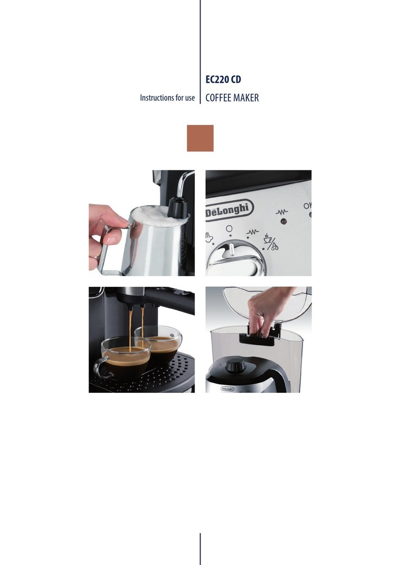 DèLonghi EC220 CD User manual