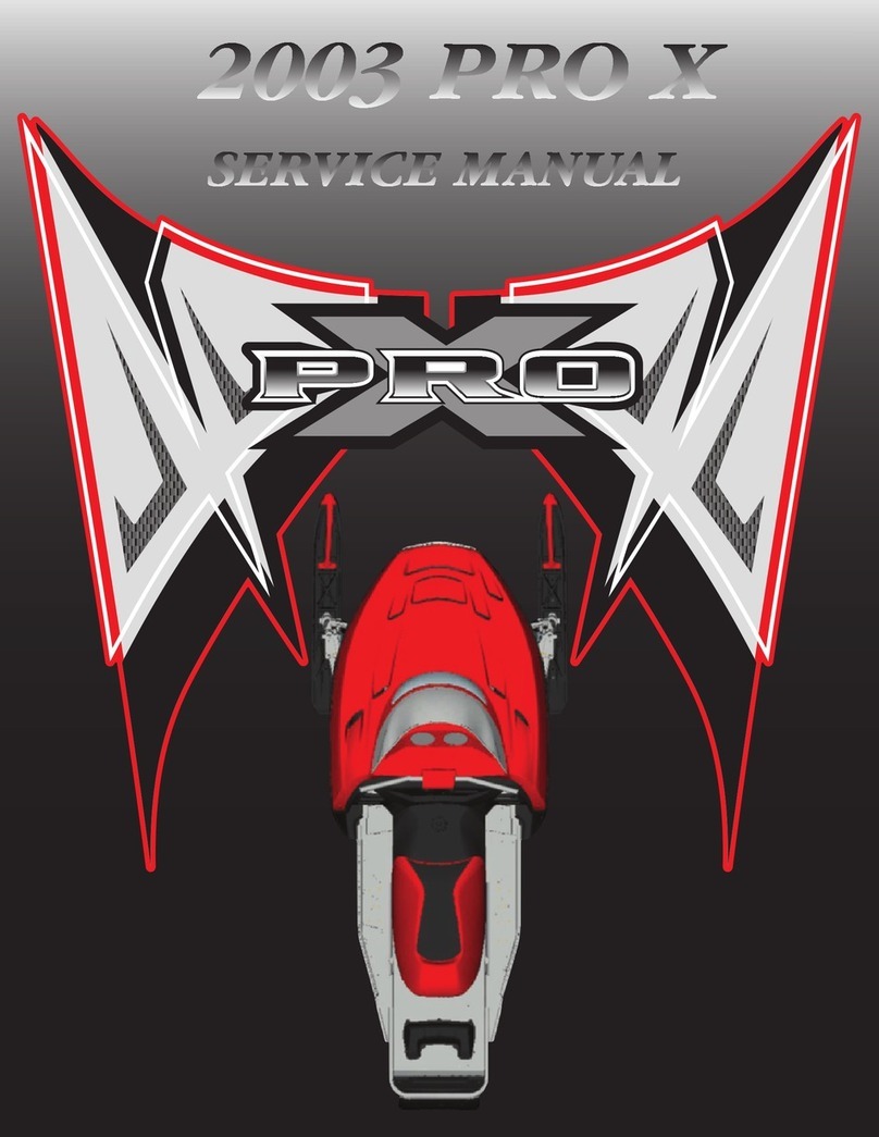 Polaris 2003 Pro X User manual