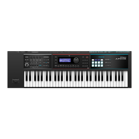 Roland JUNO-DS owner's manual