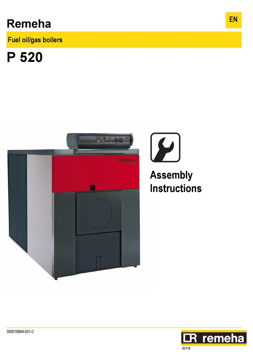 REMEHA P 520 Assembly instructions