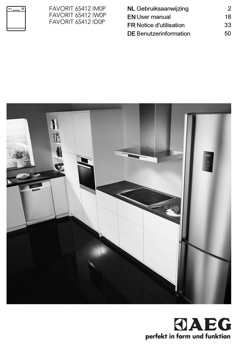 AEG FAVORIT 65412 IM0P User manual