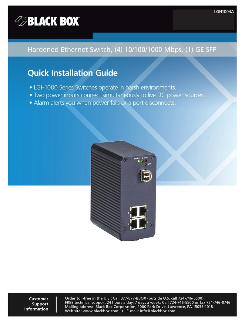 Black Box LGH1004A User manual