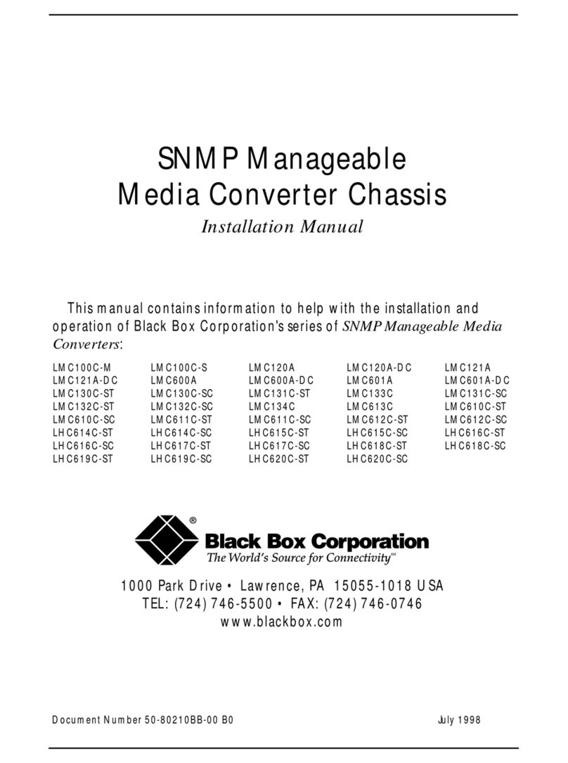 Black Box LMC100C-M User manual