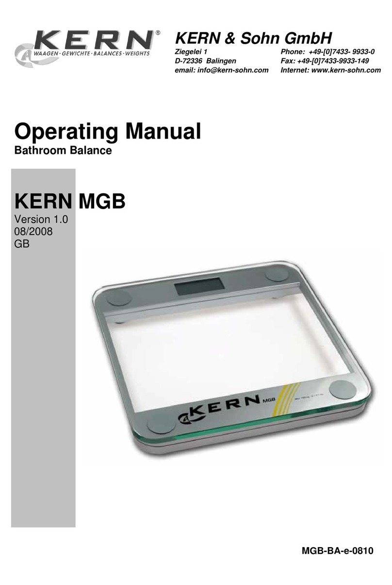 KERN MGB 150K100 User manual
