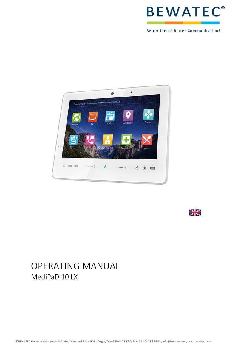 Bewatec MediPaD 10 LX operating manual