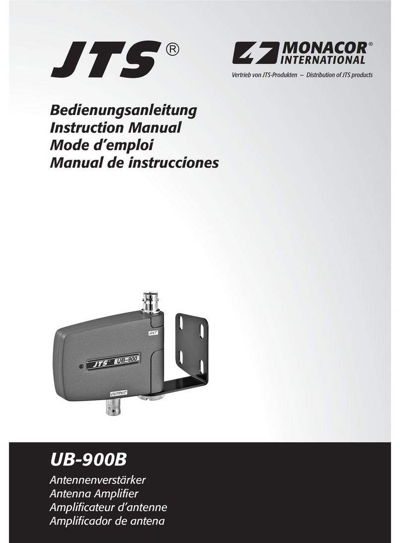 JTS UB-900B instruction manual