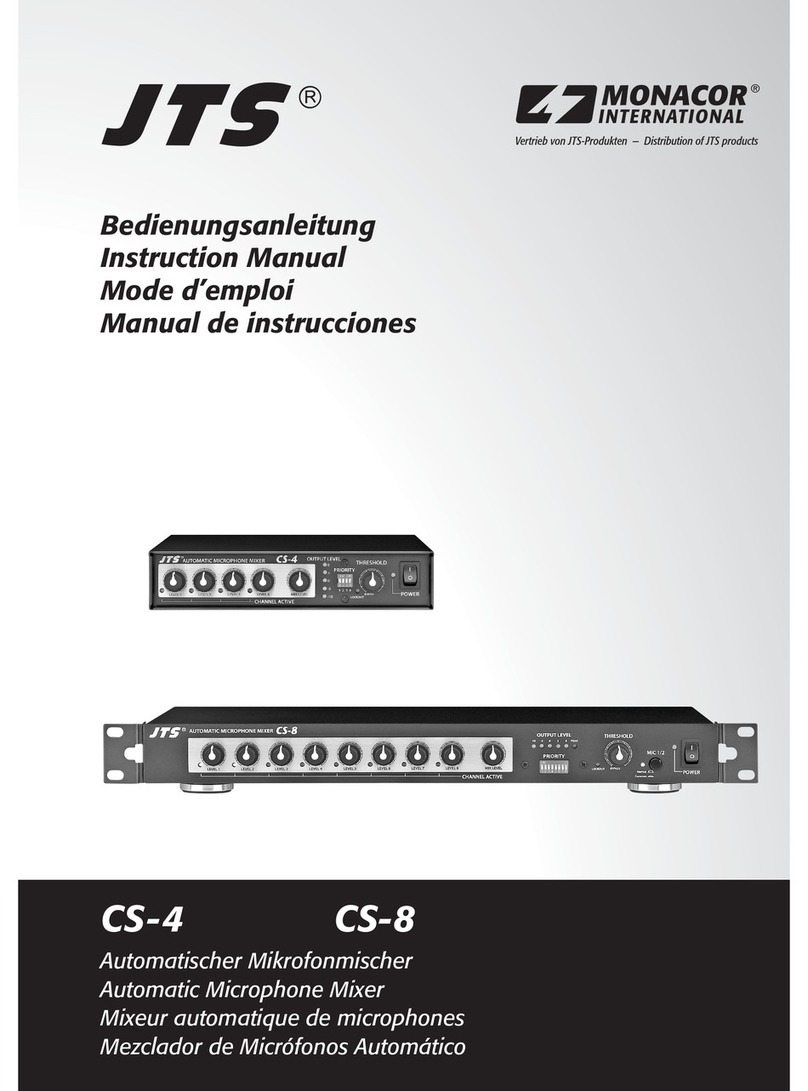 JTS CS-4 instruction manual