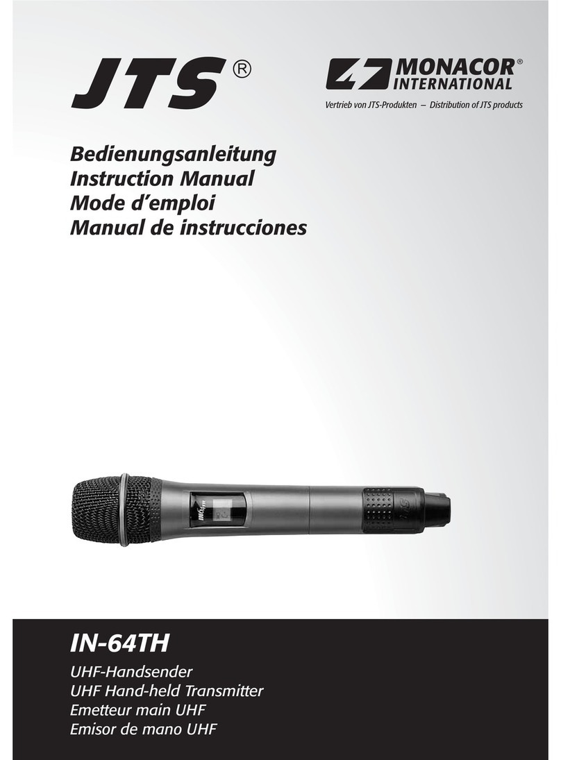 JTS IN-64TH instruction manual JTS IN-64TH instruction manual