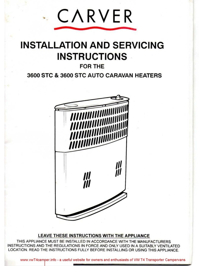 Carver 3600 STC Auto Installation and servicing instructions