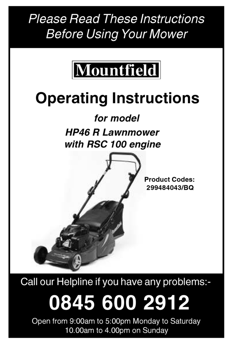 Mountfield HP46 R operating instructions
