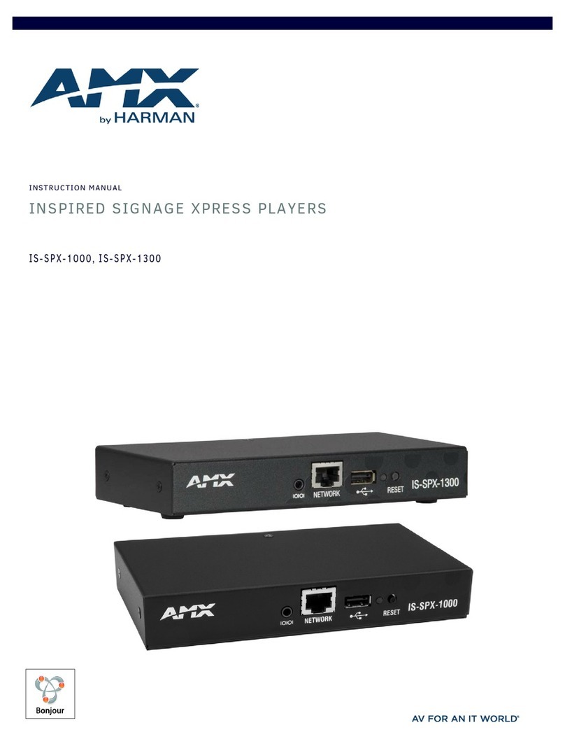 AMX IS-SPX-1000 - SCHEMA instruction manual