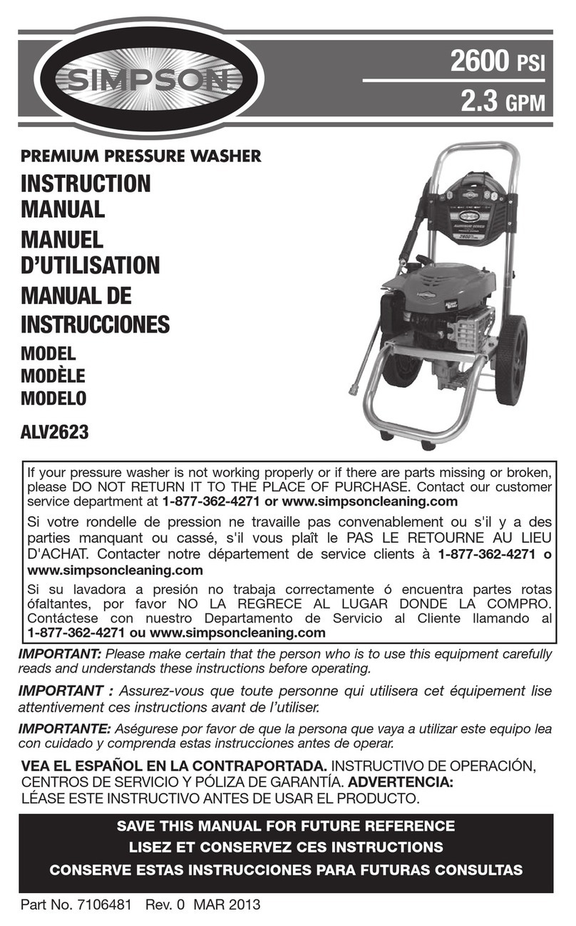Simpson ALV2623 instruction manual