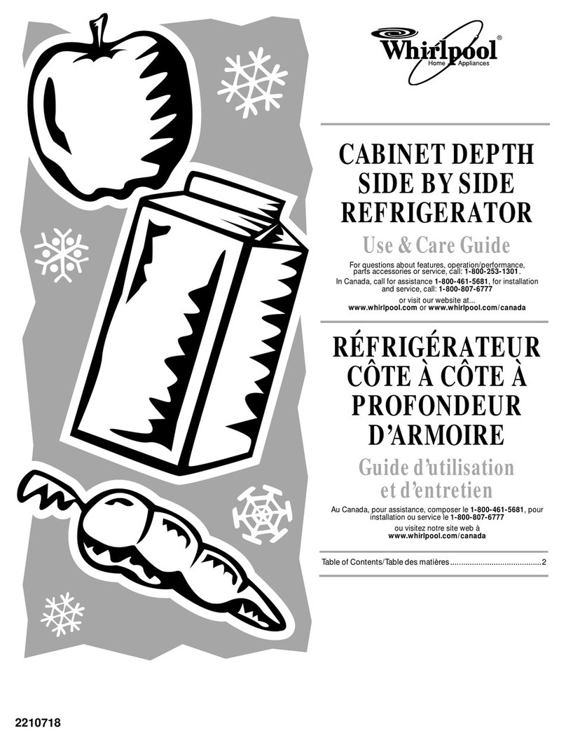 Whirlpool 2210718 Use & care guide