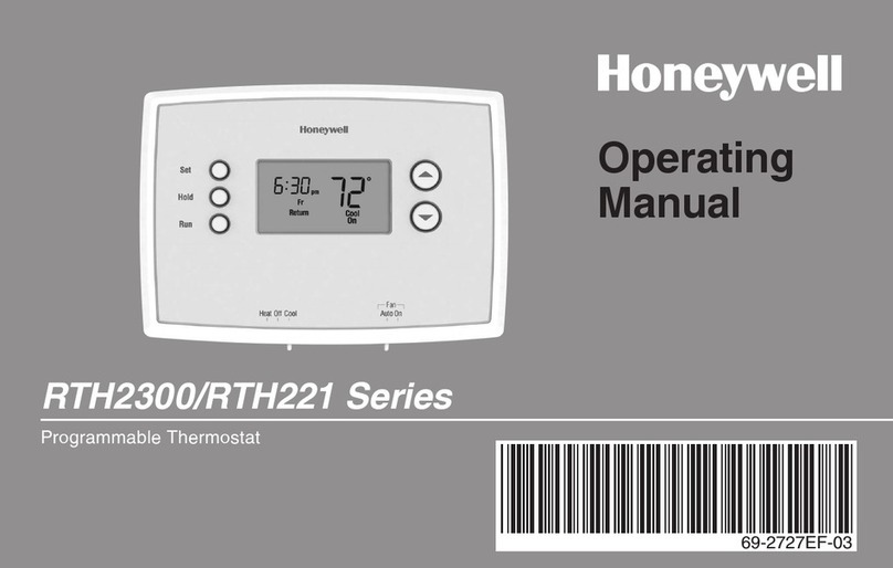 Honeywell RTH2300 series User manual
