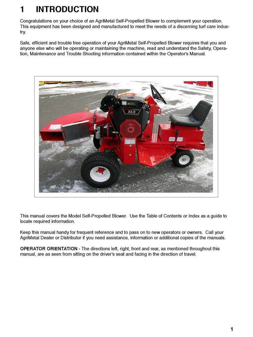 AgriMetal BWSP-180 Operator's manual