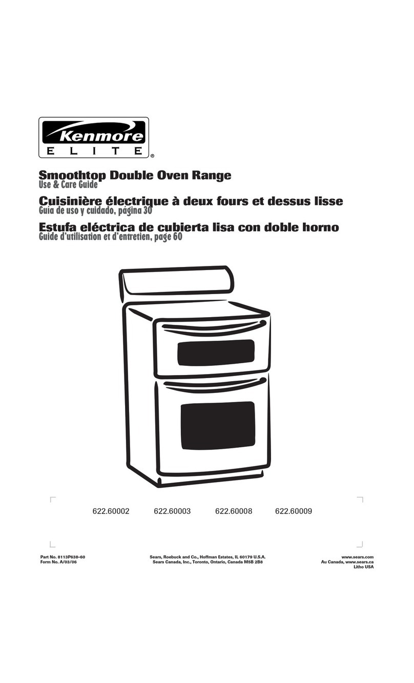Kenmore 622.60002 User manual