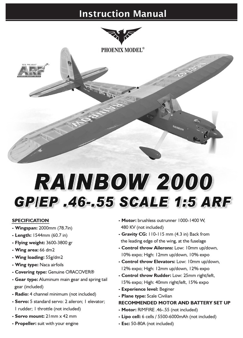 Phoenix Model RAINBOW 2000 instruction manual Phoenix Model RAINBOW 2000 instruction manual