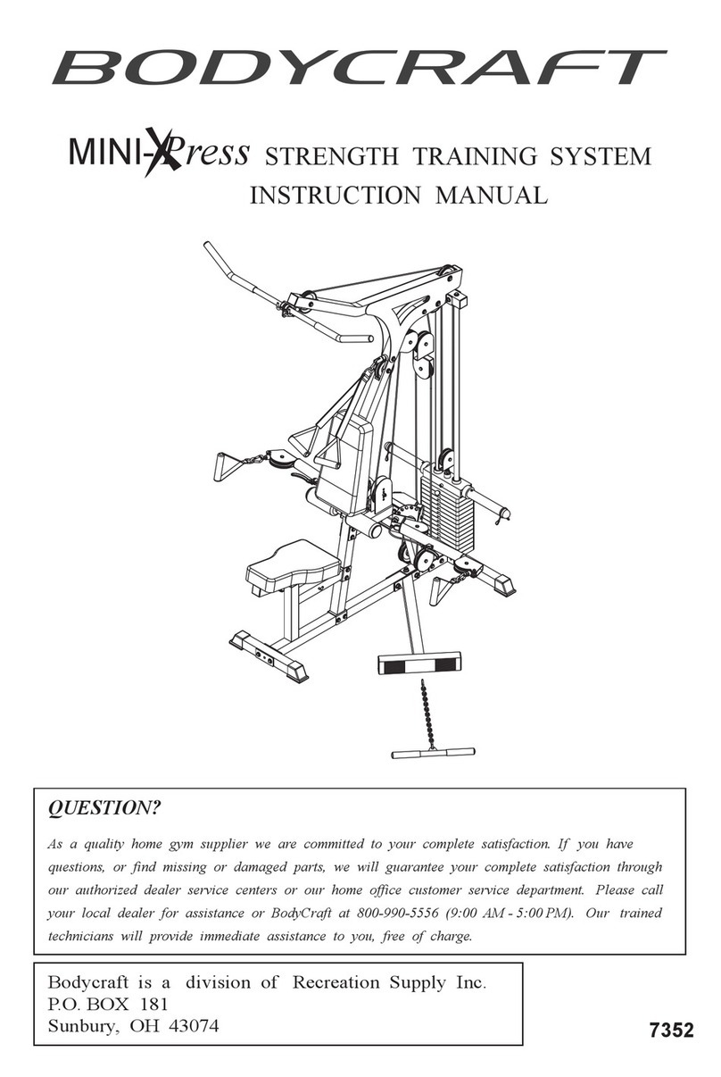 Body Craft MINI-XPress instruction manual