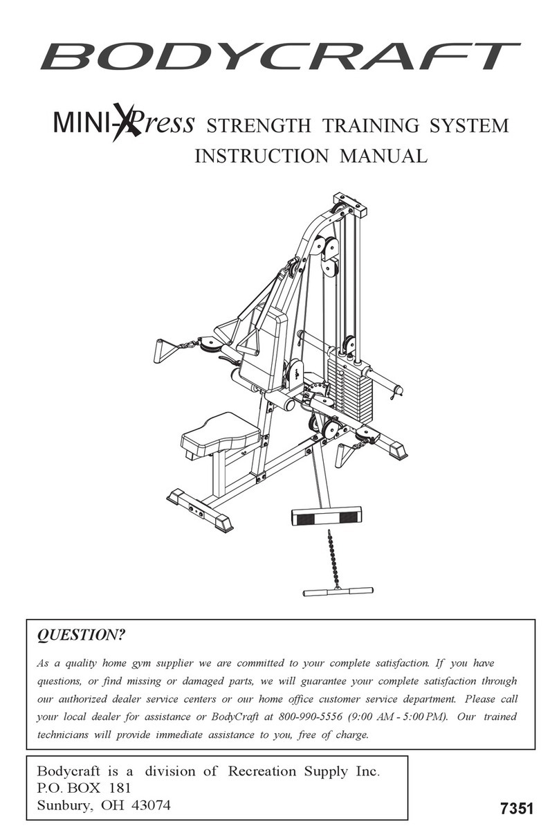 Body Craft MINI-XPress 7351 User manual