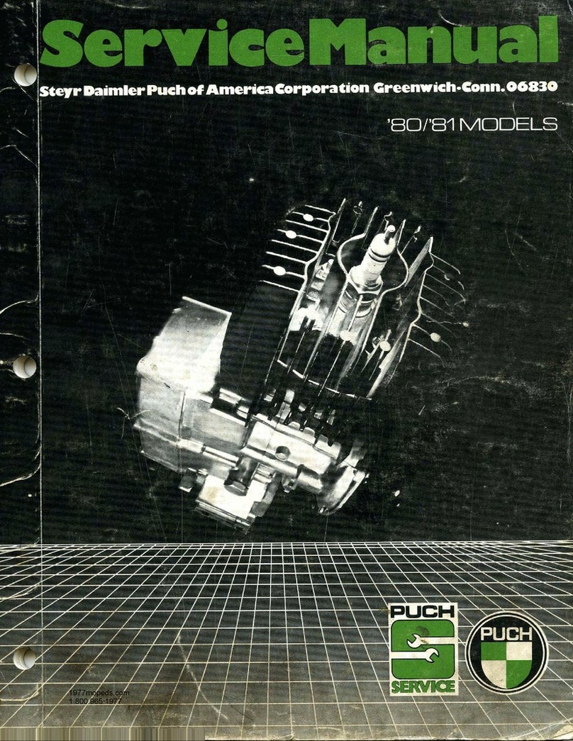Puch 1980 MAXI LUXE Service manual