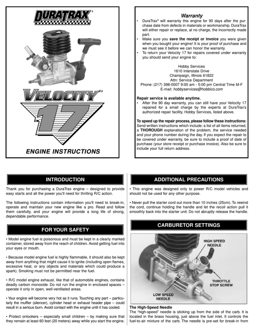 Duratrax Velocity 17 instructions