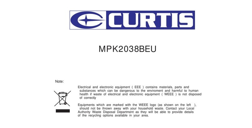 Curtis MPK2038BEU User manual