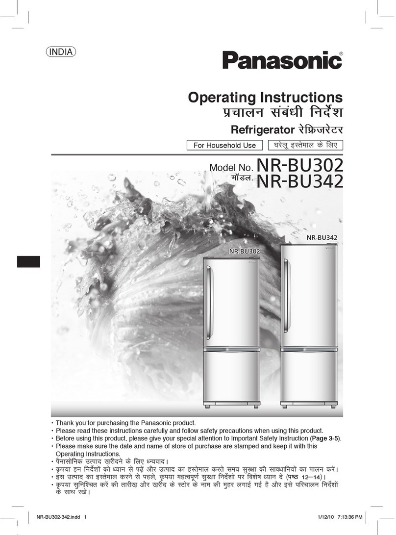 Panasonic NR-BU302 operating instructions Panasonic NR-BU302 operating instructions