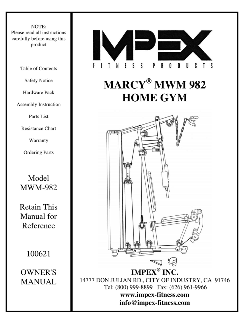 Impex MWM 982 owner's manual